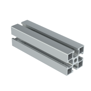 Aluminium Extrusion Profiles, 30-series, 30x30mm, AC-30-6, natural anodized, persp view-3 view, normal