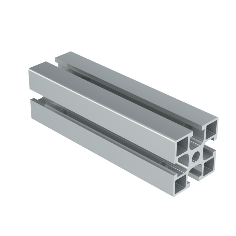 Aluminium Extrusion Profiles, 30-series, 30x30mm, AC-30-6, natural anodized, persp view-3 view, normal